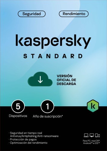 Kaspersky Standard Para 5 PCs por 1 Año